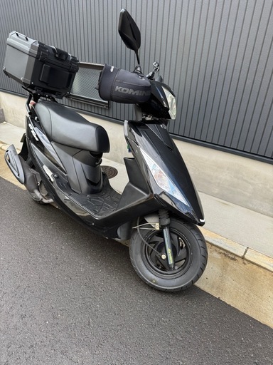 SYM GT125 実働中古車　リアキャリアつき　タイヤ後輪新品　バッテリー新品