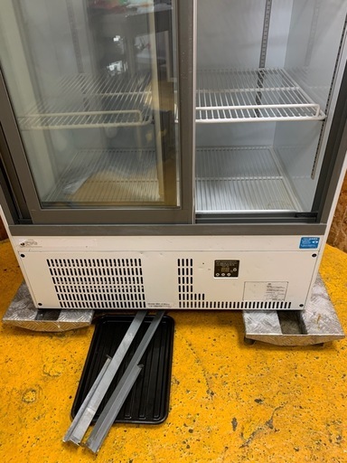 a(7896) 直接引き取り限定！ フクシマ リーチイン冷蔵ショーケース MSS-090GHWSR W900D650H1900 125kg 単相00V 50/60Hz 577L 大阪