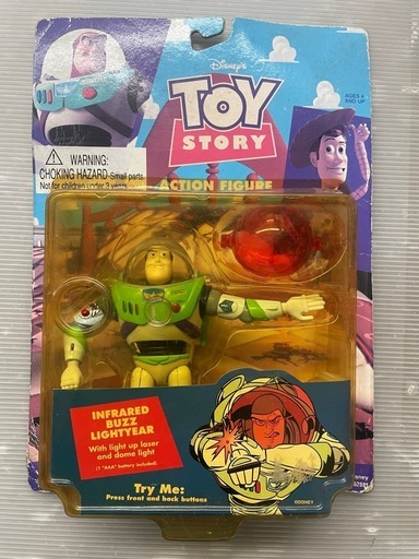 トイストーリー インフラレッドバズ・ライトイヤー アクションフィギュア (ヴィンテージ)