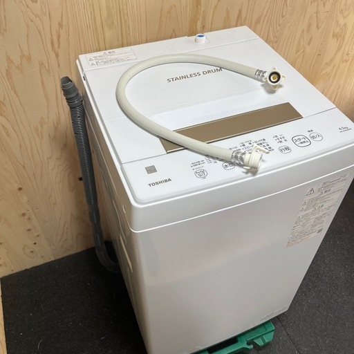 単身者向け！ 2022年式 中古品　TOSHIBA 洗濯機 4.5kg AW-45ME8