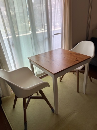 IKEA テーブル椅子3点セット