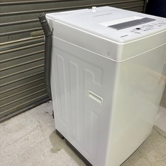 北海道旭川市直接取引歓迎 TOSHIBA 東芝 全自動洗濯機 4.5kg AW-45M9 2022年 パワフル洗浄 ステンレス槽 風乾燥 簡易清掃済 通電動作確認済の画像