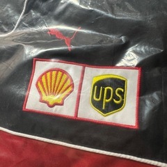 Ferrari　F1 フェラーリレーシングジャケット XL 刺繍入り ブラック 薄手の画像
