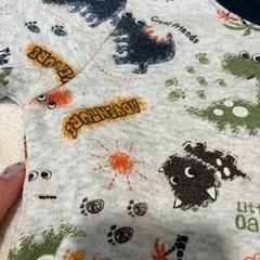 恐竜柄パジャマ 90の画像