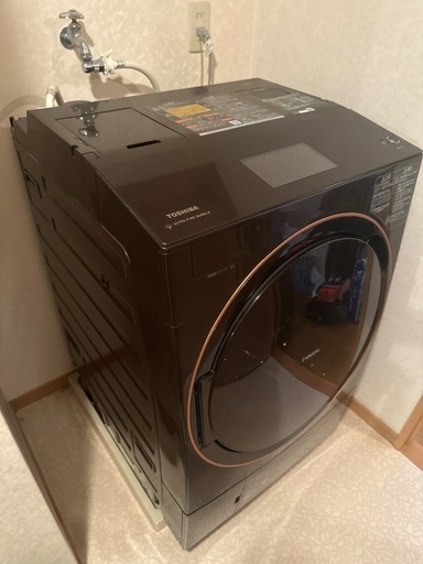 東芝 ZABOON TW-127X9L ドラム式洗濯乾燥機 12kg 乾燥付き 2021年製 動作良好