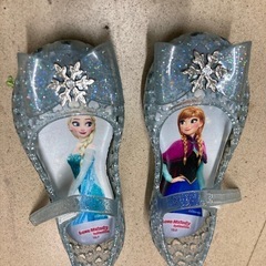 ディズニー女児ビニールバッグ&靴の画像