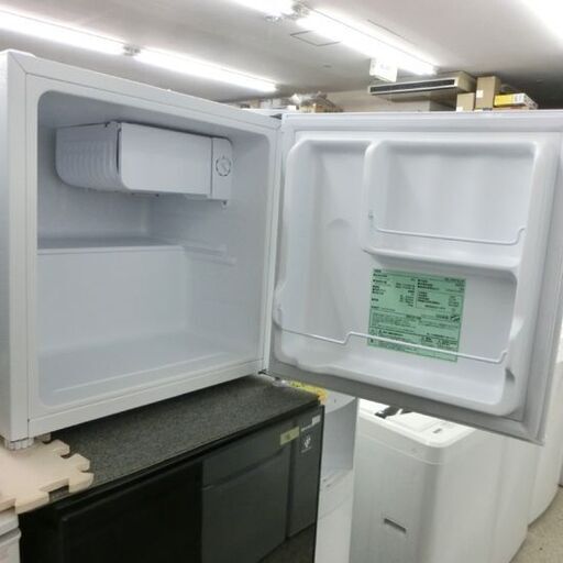 46L 冷蔵庫 2024年製 アイリスオーヤマ PRC-B051D 1ドア ホワイト 四十Lクラス 白 小型 コンパクト 棚板無し 札