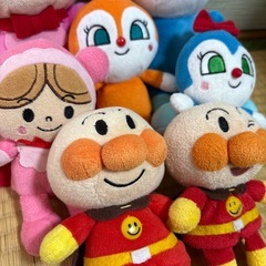 アンパンマン ぬいぐるみセットの画像