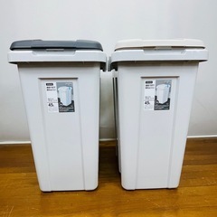 【2個セット】アスベル ジョイント分別ペール 45L ゴミ箱 ダストボックスの画像