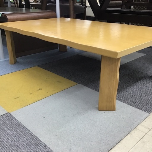 ①ニトリ　座卓（ナギC 120 LBR）