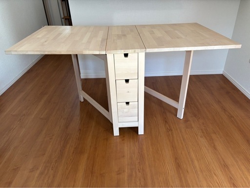 くめこ様リクエスト品】IKEA GAMLEBY ゲートレッグテーブル 伸縮式 ずっと気になってた GAMLEBY くめこ様リクエスト品】IKEA ゲートレッグ