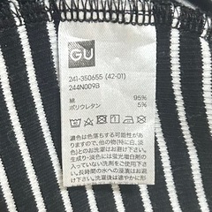 GU Tシャツ ボーダーの画像