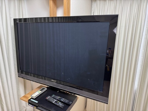 50インチ】日立 プラズマテレビ Wooo P50-XP05 録画機能付（格安・引取 
