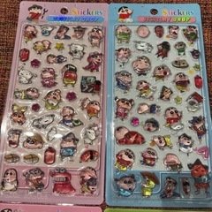 3D立体 クレヨンしんちゃん  シール4種類セットの画像