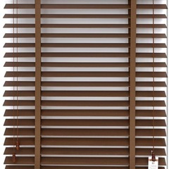 【未使用】ウッドブラインドスラット 厚み3㎜ 遮光 遮熱 おしゃれ 目隠し 木製カーテン ブラインドカーテン120*100cmの画像