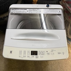 【2023年製】ハイアール 洗濯機 5.5kg JW-U55Bの画像