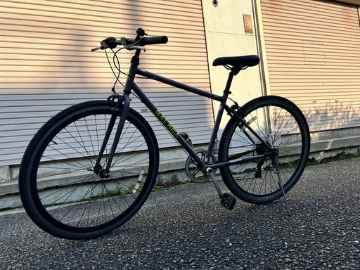 ご予約中　中古自転車　クロスバイク  訳あり　【6段】　チェーン新品　リペアボックス 