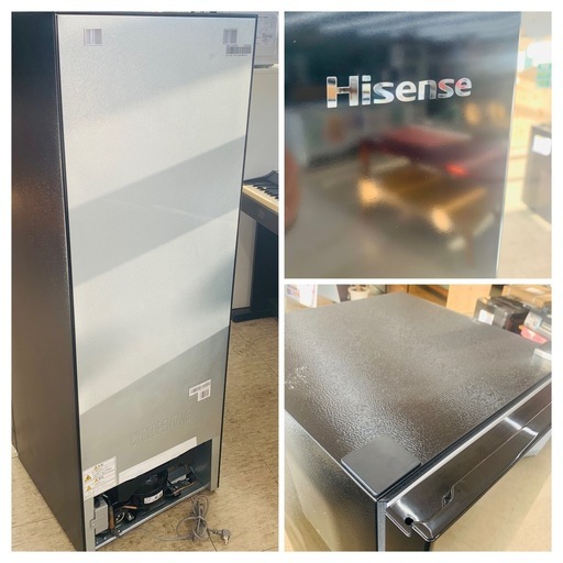 【ジモティー割引で最大15％OFF⭐️】2024年製 HR-D1701B Hisense 冷蔵庫