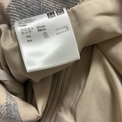 UNIQLO ウールブレンド 台形スカート の画像