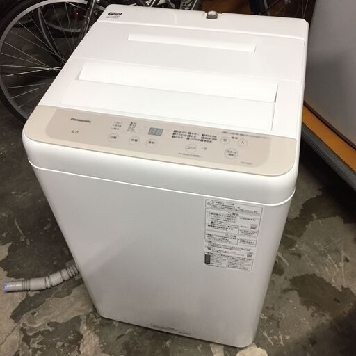 4/5終 (jy)Panasonic/パナソニック 洗濯機 6kg NA-F6B3 ライトベージュ 2025年製 動作確認済 26d菊ST