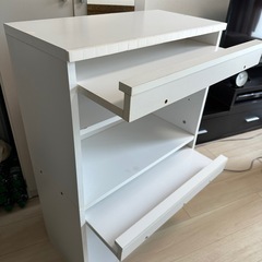 マガジンラック 3段　白の画像