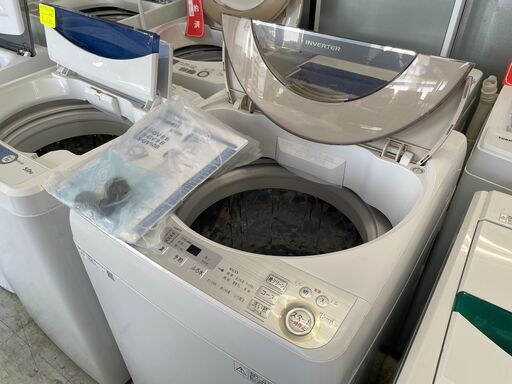 洗濯機の分解クリーニング行っています！配送設置込み　2019年製　9.0Kインバータ洗濯機　分解クリーニング済み！！