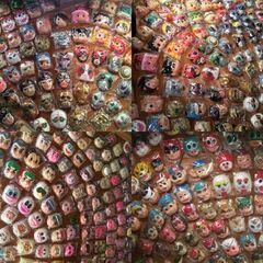 昭和レトロ珍品★懐かしい1970年代のお面「ロボット8ちゃん」 東映デッドストック当時物未使用●おめん★ヒーローキャラクター◎の画像