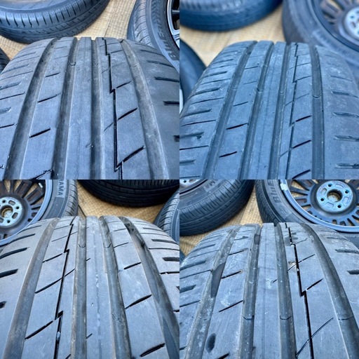 ホンダ純正　アルミホイール＆タイヤ　16✕6J ET50　185−55−16　ブルーアースA８部山2022フィットGR1 