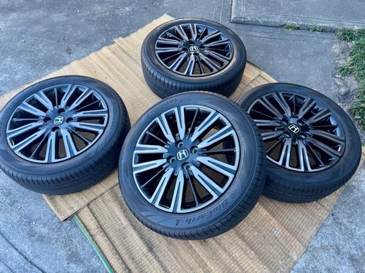 ホンダ純正　アルミホイール＆タイヤ　16✕6J ET50　185−55−16　ブルーアースA８部山2022フィットGR1 