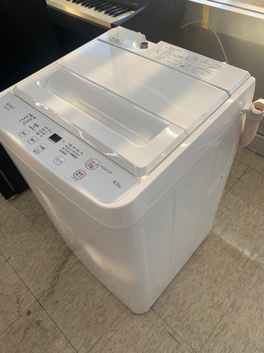 【ジモティー割引で最大15％OFF⭐️】2024年製 YWM-T45LW ヤマダ電機 洗濯機