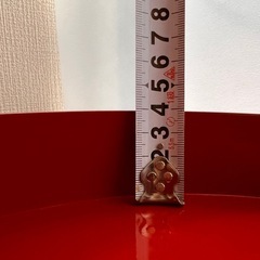 プラスチック器 重箱 赤と黒  2 段の画像