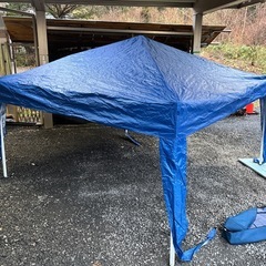 かんたんタープテント2.4×2.4メートル　新品未使用　保管品の画像