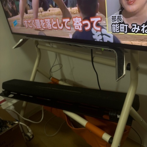 全部入り　50インチ　TOSHIBA REGZAテレビ/YAMAHAサウンドバー/テレビ台　まとめて