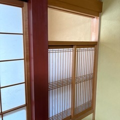 仏間　欄間【ガラス入り】1枚の画像