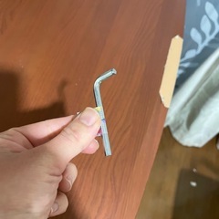 【引取限定】パソコンデスク パソコンラック 茶色の画像