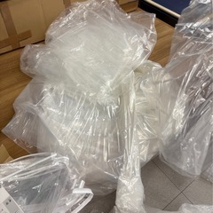 【1円・大量20枚】マットレス用ビニール袋／大型収納袋／引っ越し・梱包資材・保管にの画像