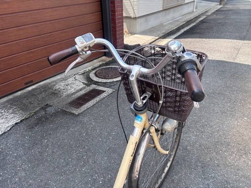 Panasonic 電動アシスト自転車 クリーム色