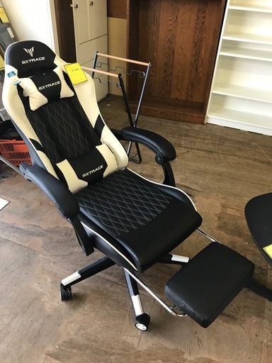 ジャングルジャングル貝塚店　GXTRACE ゲーミングチェア　リクライニング　PUレザー　貝塚市　二色浜　リサイクルショップ