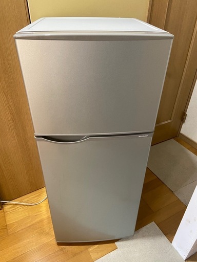 SHARP シャープ 冷蔵庫 SJ-H12B-S 2017年製 きれいです (アラジン 