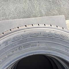 トヨタ　プロボックス新車外し　ほぼ新品タイヤ　TOYO H11 155/80R14 4本セットの画像