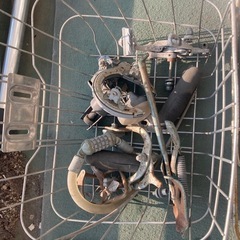 自転車部品ステンレス製籠のみ100円の画像