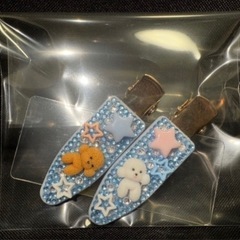 最終値下【未使用】前髪へアクリップ2個set【姫デコ】の画像