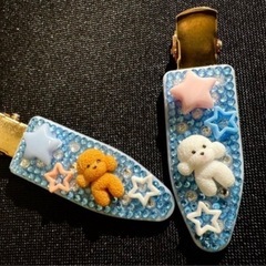 最終値下【未使用】前髪へアクリップ2個set【姫デコ】の画像