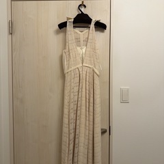 【新品未着用】ROBE de FLEURS スロンキャバドレスアイボリーの画像