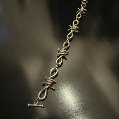 有刺鉄線 ブレスレット シルバー バーブドワイヤー パンク ストリート Y2Kの画像