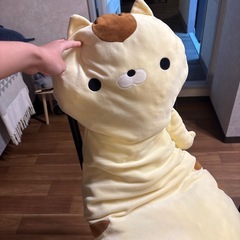 大きな猫の抱きぬいぐるみの画像