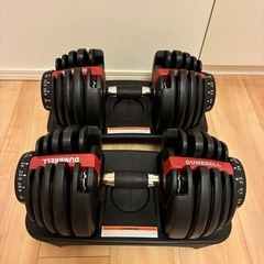 可変式ダンベル48kg分＋Ankerスマホ連動体重計セット（金町駅受渡）の画像