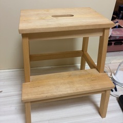 【無料】IKEA BEKVAM ステップスツール お譲りしますの画像