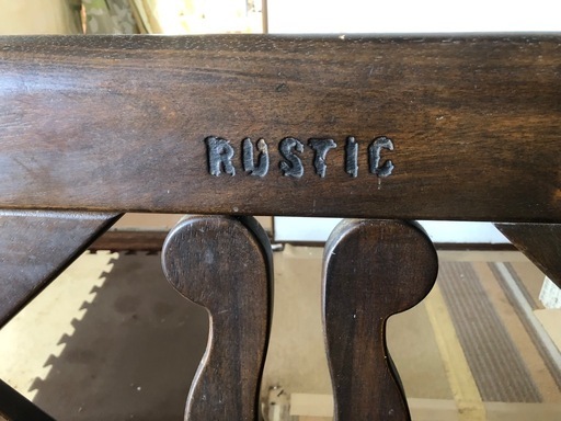 rustic  カリモクダイニングテーブル