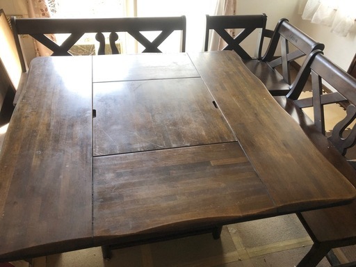 rustic  カリモクダイニングテーブル